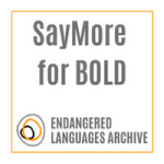 SayMore for BOLD