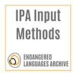IPA Input Methods